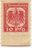 Hannover - X.Armeekorps - -- - 10 Pfennig
