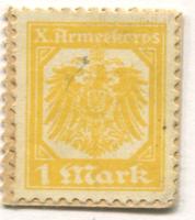 Hannover - X.Armeekorps - -- - 1 Mark