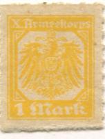 Hannover - X.Armeekorps - -- - 1 Mark 