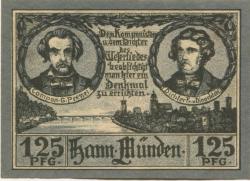 Hannoverisch Münden - Stadt - -- - 1.25 Mark