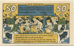 Harzburg (Bad) - Stadt - Juli 1921 - 31.12.1922 - 50 Pfennig 