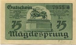 Harzgerode - Stadt - 7.7.1921 - 75 Pfennig