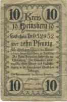 Heinsberg - Kreis - 5.12.1919 - 10 Pfennig