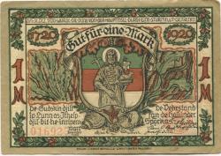 Helgoland - Spar- und Leihkasse - Dezember 1920 - 1 Mark