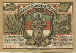 Helgoland - Spar- und Leihkasse - April 1921 - 25 Pfennig