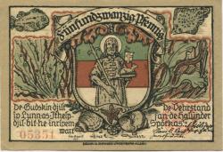 Helgoland - Spar- und Leihkasse - April 1921 - 25 Pfennig