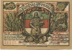 Helgoland - Spar- und Leihkasse - April 1921 - 50 Pfennig