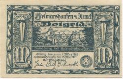 Helmarshausen (heute: Karlshafen (Bad)) - 15.5.1921 - 1.3.1922 - 1 Mark