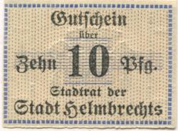 Helmbrechts - Stadt - -- - 10 Pfennig