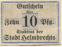 Helmbrechts - Stadt - -- - 10 Pfennig
