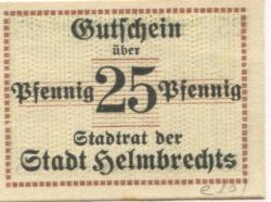 Helmbrechts - Stadt - -- - 25 Pfennig
