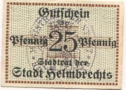 Helmbrechts - Stadt - -- - 25 Pfennig