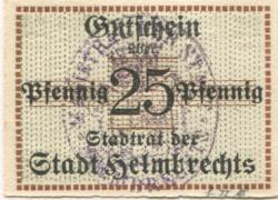 Helmbrechts - Stadt - -- - 25 Pfennig