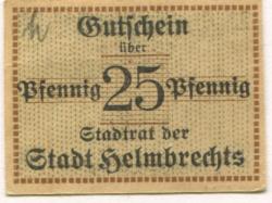 Helmbrechts - Stadt - -- - 25 Pfennig