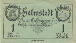 Helmstedt - Offizier-Gefangenenlager- -- - 1 Mark