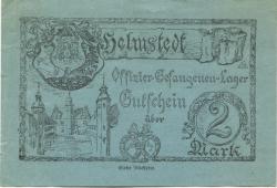 Helmstedt - Offizier-Gefangenenlager- -- - 2 Mark