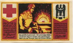 Helmstedt - Rotes Kreuz und vereinigte Verbände heimattreuer Oberschlesier, Ortsgruppe Helmstedt - 24.12.1921 - 1 Mark