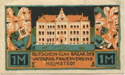 Helmstedt - Vaterländischer Frauenverein, Bazar - -- - 1 Mark