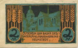 Helmstedt - Vaterländischer Frauenverein, Bazar - -- - 2 Mark