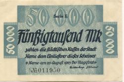 Herne - Stadt - 25.8.1923 - 50000 Mark