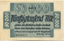 Herne - Stadt - 25.8.1923 - 50000 Mark