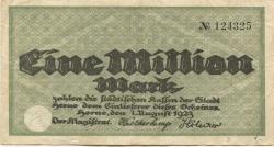 Herne - Stadt - 1.8.1923 - 1 Million Mark