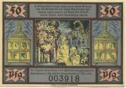 Hessisch Oldendorf - Gemeinde - 1.10.1921 - 50 Pfennig 