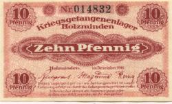 Holzminden - Kriegsgefangenenlager - Dezember 1916 - 10 Pfennig