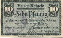 Horst - Sparkasse der Gemeinde - 1.5.1917 - 10 Pfennig