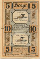 Hoym (heute: Seeland) - Stadt - -- - 10 Pfennig