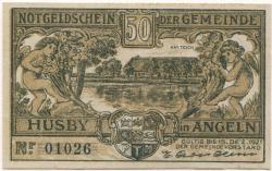Husby - Gemeinde - - 15.12.1921 - 50 Pfennig