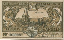 Husby - Gemeinde - - 15.12.1921 - 50 Pfennig