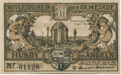 Husby - Gemeinde - - 15.12.1921 - 50 Pfennig