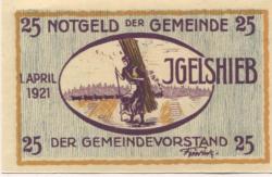 Igelshieb (heute: Neuhaus) - Gemeinde - 1.4.1921 - 25 Pfennig 