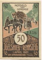 Igelshieb (heute: Neuhaus) - Gemeinde - 1.4.1921 - 50 Pfennig 