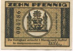 Ilmenau - Stadt - 1.1.1921 - 10 Pfennig 