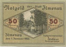 Ilmenau - Stadt - 1.1.1921 - 50 Pfennig 