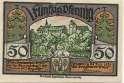 Ilsenburg - Gemeinde - 1.6.1921 - 1.1.1923 - 50 Pfennig 