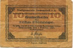 Immenstadt - Stadt - 1.2.1917 - 30.6.1917 - 10 Pfennig 