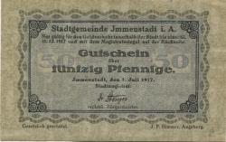 Immenstadt - Stadt - 1.2.1917 - 30.12.1917 - 50 Pfennig 