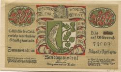 Immenstadt - Stadt - 1.4.1918 - 50 Pfennig 