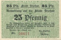 Itzehoe - Stadt - 2.8.1920 - 25 Pfennig 