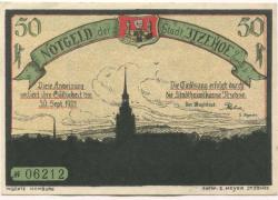 Itzehoe - Stadt - - 30.9.1921 - 50 Pfennig 