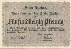 Itzehoe - Stadt - - 30.9.1921 - 75 Pfennig 