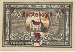 Jacobshagen (heute: PL-Dobrzany) - Stadt - 1920 - 50 Pfennig 