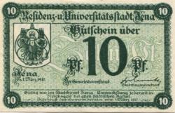Jena - Stadt - 1.3.1917 - 10 Pfennig 