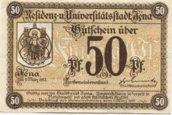 Jena - Stadt - 1.3.1917 - 50 Pfennig 