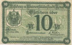 Jena - Stadt - 1.7.1919 - 10 Pfennig 