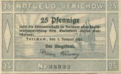 Jerichow - Stadt - 1.1.1921 - 25 Pfennig 
