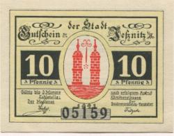 Jeßnitz - Stadt - 1921 - 10 Pfennig 